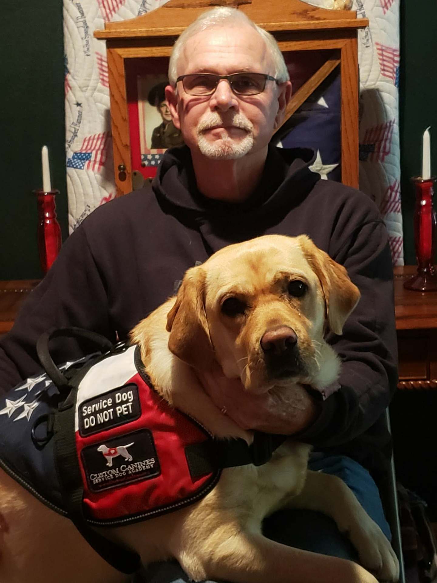 Veteran and service dog 1